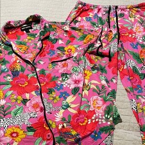 Room Service Colorful Floral Pajama Set